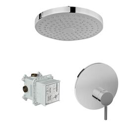 Комплект vitra: встраиваемый смеситель minimax a42268exp/a42262exp и верхний душ а45633ехр/a45652exp в Алматы фото № 1