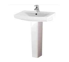 раковина с пьедесталом cersanit carina 50см в Алматы фото № 1