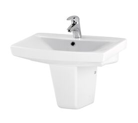 раковина подвесная cersanit carina s-um-car50/1-w  50см в Алматы фото № 1