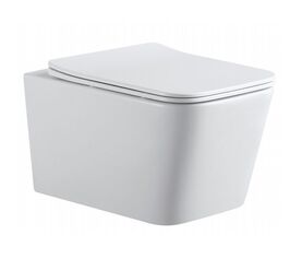 унитаз подвесной aquanet tavr 2 new lx-1907 rimlees. тонкая крышка с микролифтом. в Алматы фото № 1