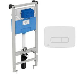 Инсталляция ideal standard 3в1 prosys frame 120 m r020467 с кнопкой смыва r0123ac и крепежом в Алматы фото № 1