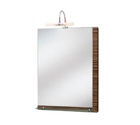 Зеркало cersanit zebrano (y-lu-zeb-os new с полочкой  50смх70см в Алматы фото № 1