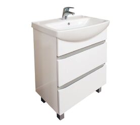 тумба с раковиной cersanit estella y-su-est-eri55 55см в Алматы фото № 1