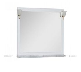 Зеркало валенса 110 цв.белый мат.(180291) в Алматы фото № 1