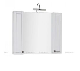 Зеркало честер 105 цв.белый/патина серебро (182631) в Алматы фото № 1