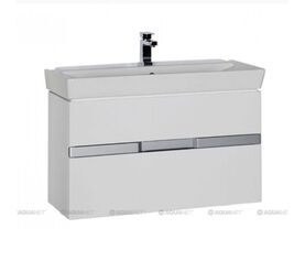 тумба виго 100 цв.белый (183403) раковина - столешница: 100 см (e.c.) jacob delafon reve (168784) в Алматы фото № 1