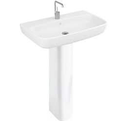 раковина vitra shift 4384b003-0001 80 см c пьедесталом в Алматы фото № 1