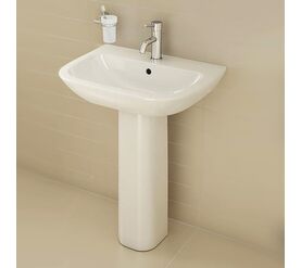 раковина vitra s20 5502b003-0001 55 см с пьедесталом в Алматы фото № 1
