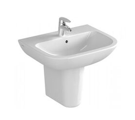 раковина подвесная vitra s20 5502b003-0001 55 см на полуножке в Алматы фото № 1