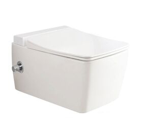 унитаз с биде vitra metropole 5676b003-1687 airfresh. тонкая крышка с микролифтом в Алматы фото № 1