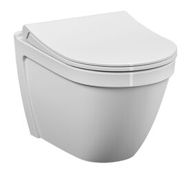 унитаз подвесной vitra s50 5956b003-0101 rim-ex.тонкая крышка с микролифтом в Алматы фото № 1