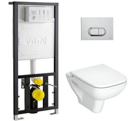 унитаз с инсталляцией 4в1 vitra s20 9004b003-7204 в Алматы фото № 1