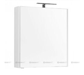 Зеркало акванет палермо 70 цв.белый глянец в Алматы фото № 1