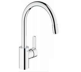 Grohe eurostyle cosmopolitan 31126002 смеситель для мойки с вытяжным изливом dn 15 в Алматы фото № 1
