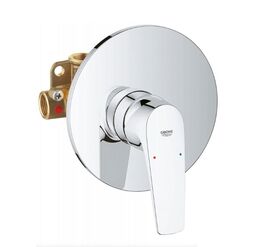 Встраиваемый смеситель grohe bauflow 29046000 для душа, хром в Алматы фото № 1
