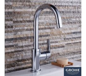 смеситель grohe start 2015 23554001 однорычажный для раковины 1/2 l-size в Алматы фото № 1