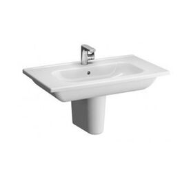 раковина подвесная vitra d-light 5919b003-0001 70см на полуножке в Алматы фото № 1