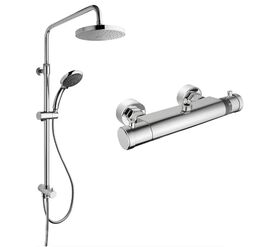 Душевая стойка vitra aquaheat a49235exp system rain термостат в Алматы фото № 1