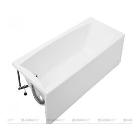 Ванна акриловая aquanet 170x75 cariba с каркасом в Алматы фото № 1