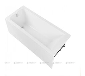 Ванна акриловая aquanet bright 165*70 в комлекте с каркасом в Алматы фото № 1