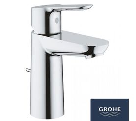 233328000 grohe bauedge смеситель однорычажный для раковины dn 15 s-size с донным клапаном в Алматы фото № 1