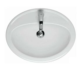 раковина встраиваемая: calla 54 на столешницу, круглая, 1 отв., cersanit сорт1 в Алматы фото № 1