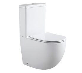 унитаз напольный aquanet cetus  2new lx-2903  rimless тонкая крышка с микролифтом в Алматы фото № 1