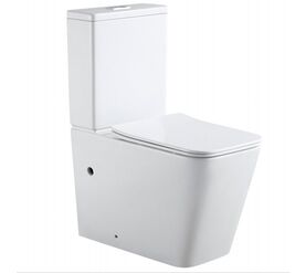 унитаз напольный aquanet tavr 2new lx-2905 rimless тонкая крышка микролифт (комплект) в Алматы фото № 1