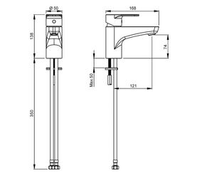 смеситель vitra d-line a40750 в Алматы фото № 1