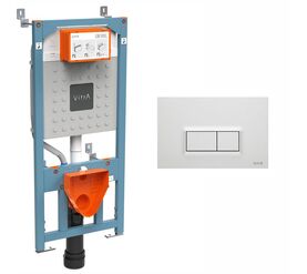 Инсталляция 3в1 vitra 762-5800-01 с кнопкой смыва 740-0600 и крепежом в Алматы фото № 1