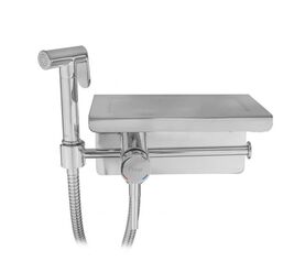 Гигиенический душ frap f7516 с полкой и бумагодержателем в Алматы фото № 1