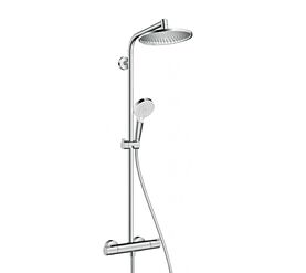 Душевая система hansgrohe crometta s 240 1jet showerpipe 27267000 с термостатом в Алматы фото № 1