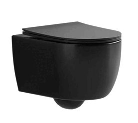 унитаз подвесной hans m5511b черный матовый​ в Алматы фото № 1