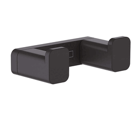 Крючок двойной hansgrohe addstoris 41755670 черный матовый в Алматы фото № 1