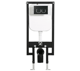 Инсталляция для унитаза hans 6013 с черной клавишей смыва в Алматы фото № 1