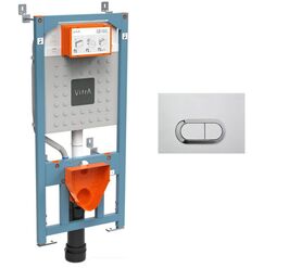 Инсталляция для унитаза vitra 700-1873 с клавишей смыва 740-0580 в Алматы фото № 1