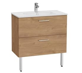 тумба с раковиной 80см vitra mia 67273, золотой дуб в Алматы фото № 1