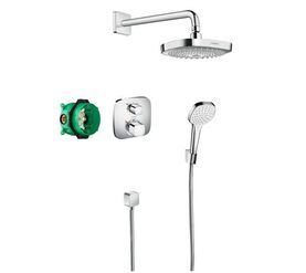 Душевая система hansgrohe croma select e 27294000 термостат в Алматы фото № 1