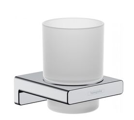 стакан для зубных щеток hansgrohe addstoris 41749000 хром в Алматы фото № 1