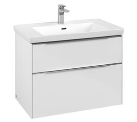 тумба с раковиной 80 см villeroy&boch subway 3.0 4a708001/c57400ve в Алматы фото № 1