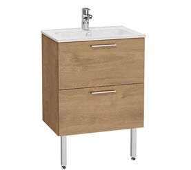 тумба с раковиной 60см vitra mia 67270, золотой дуб в Алматы фото № 1