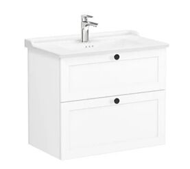 тумба с раковиной vitra root classic 68869 белый матовый в Алматы фото № 1