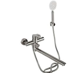 смеситель для ванны hans h10.3002, сатин в Алматы фото № 1