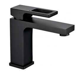 смеситель для раковины hans h11.1003, черный в Алматы фото № 1