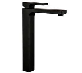 Высокий смеситель для раковины hans h11.1303, черный в Алматы фото № 1