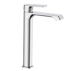 Выскоий смеситель для раковины hans h12.1301, хром в Алматы фото № 1