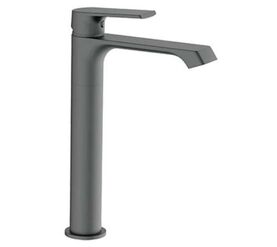 Высокий смеситель для раковины h12.1305, оружейная сталь в Алматы фото № 1