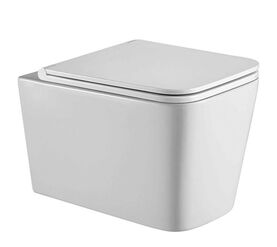 унитаз подвесной hans hs-057tq tornado quiet, белый​ в Алматы фото № 1