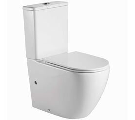 унитаз напольный hans hs-2141tq tornado quiet, белый​ в Алматы фото № 1