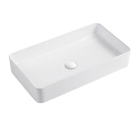 раковина накладная hans hs-2197 60x35 см, белый в Алматы фото № 1